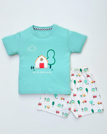 Farmland T-Shirt & Shorts Co-ord Set