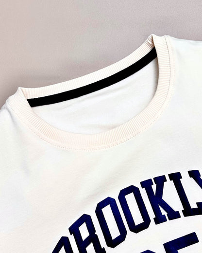 Brooklyn Printed T-Shirt Shorts Co-Ord Set