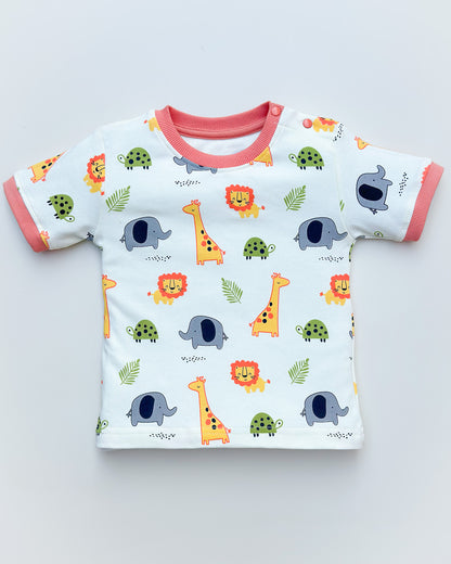 Best Trip Buddies Printed Dungaree Romper