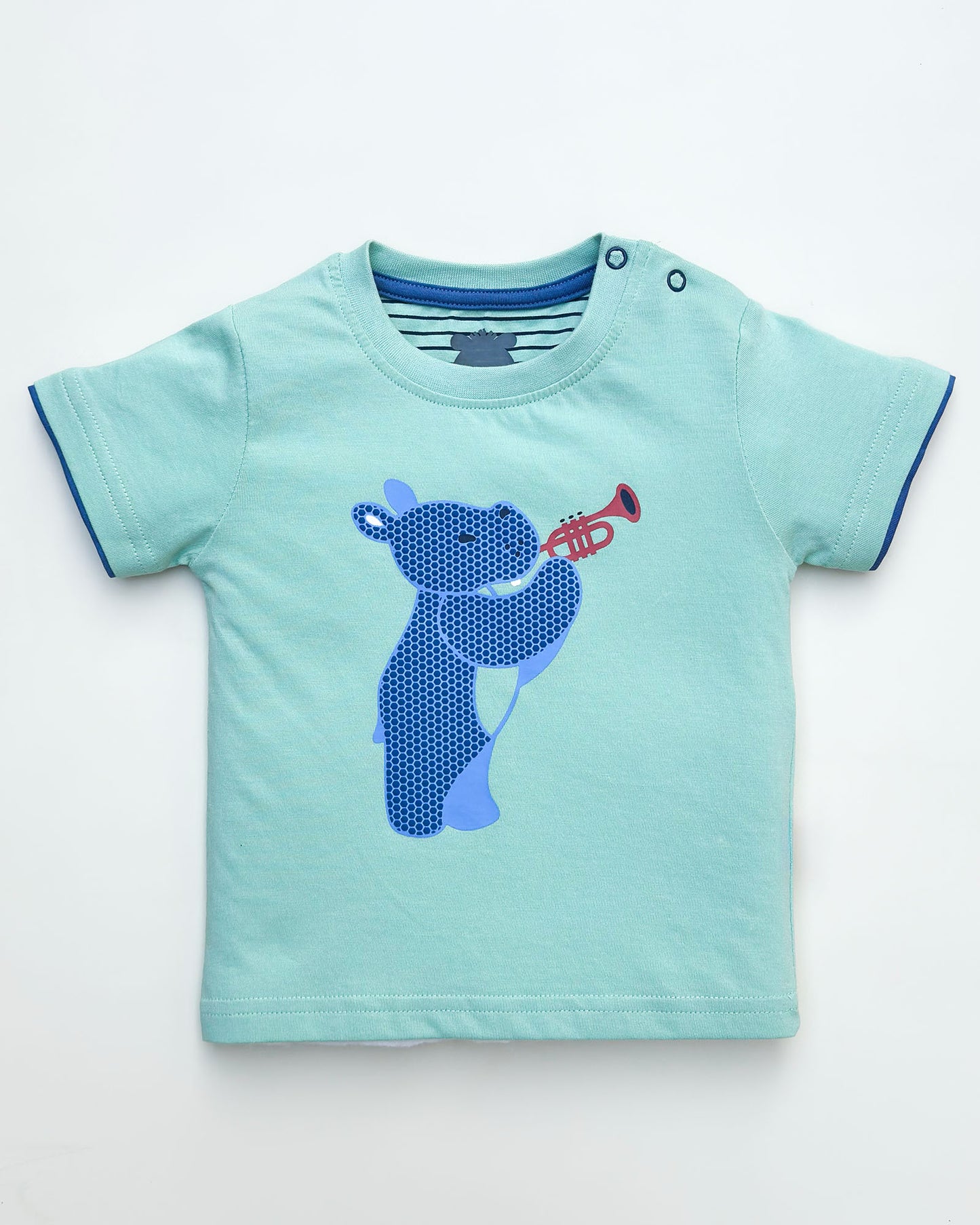 Musical Hippo T-Shirt & Shorts Co-ord Set