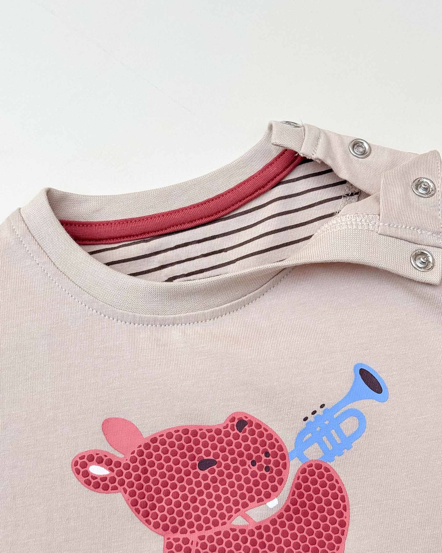 Musical Hippo T-Shirt & Shorts Co-ord Set