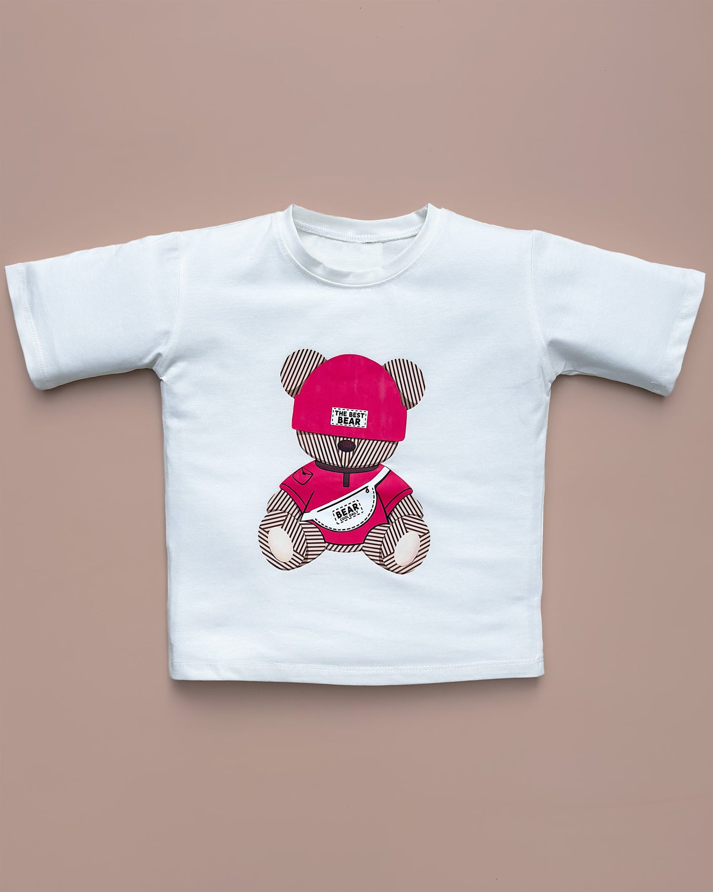Cool Bear Printed T-Shirt & Shorts Co-ord Set