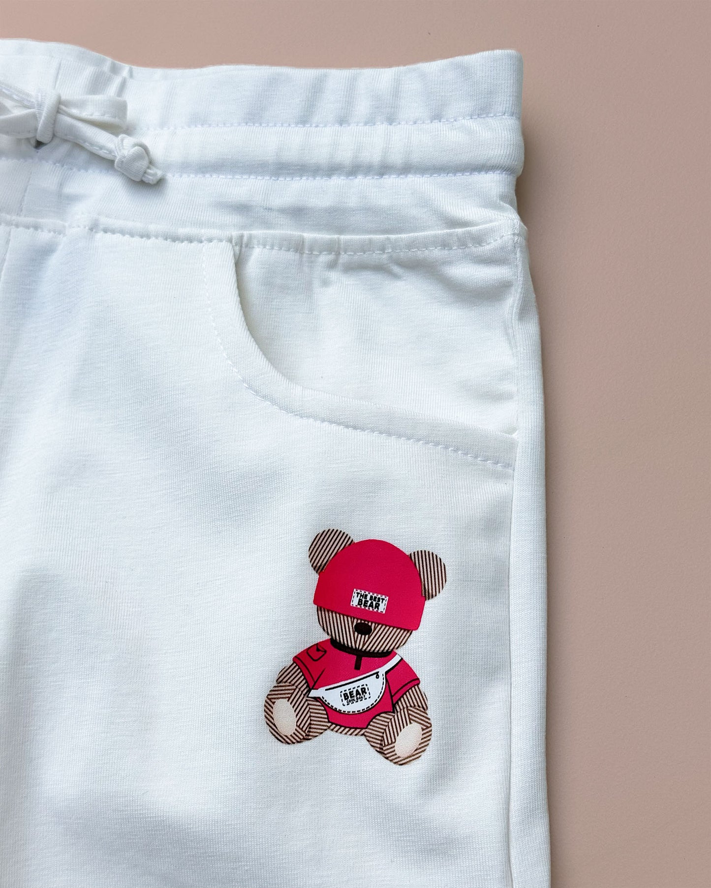 Cool Bear Printed T-Shirt & Shorts Co-ord Set