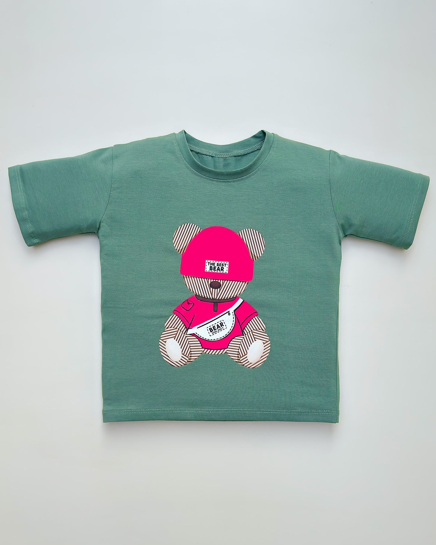 Cool Bear Printed T-Shirt & Shorts Co-ord Set