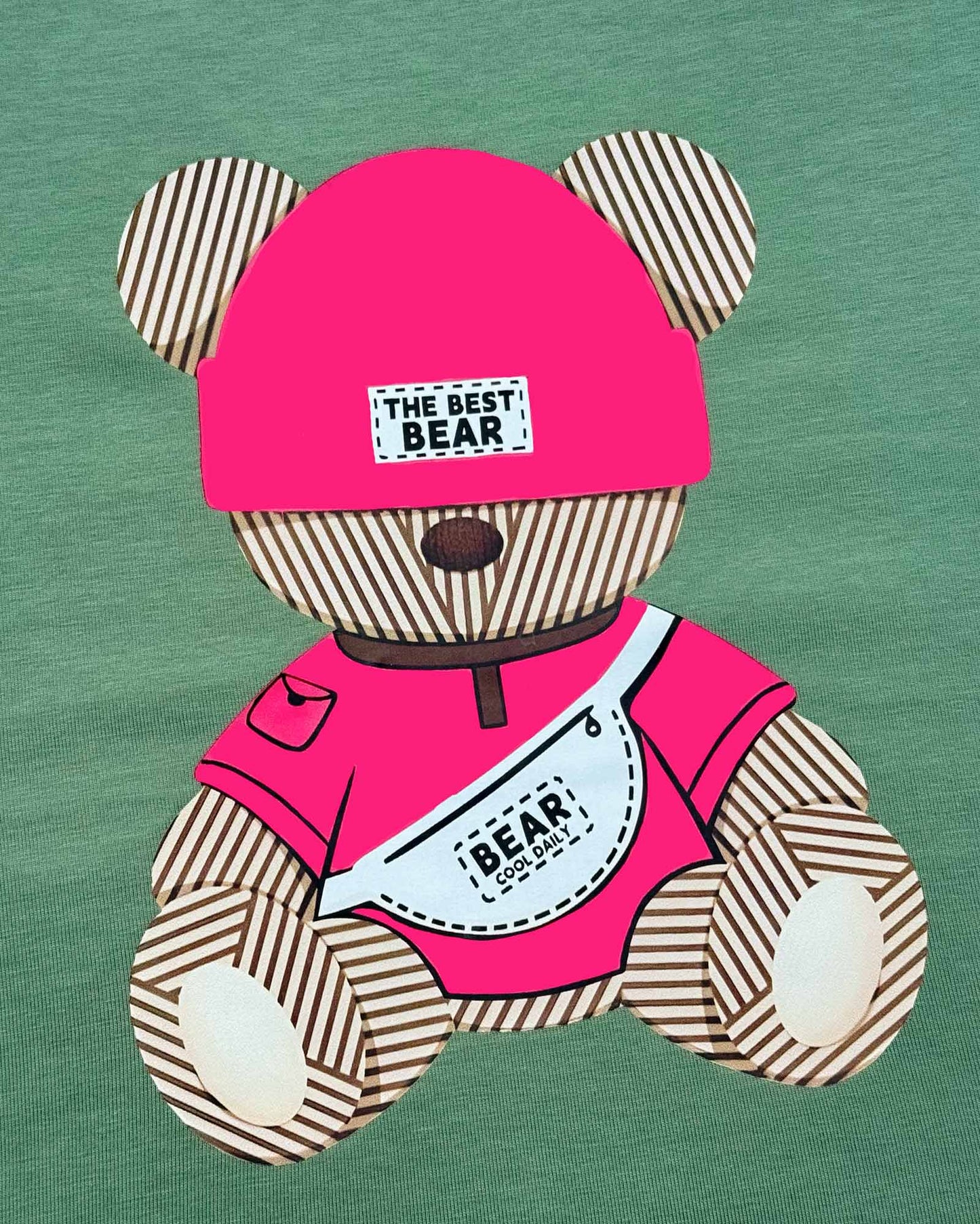 Cool Bear Printed T-Shirt & Shorts Co-ord Set