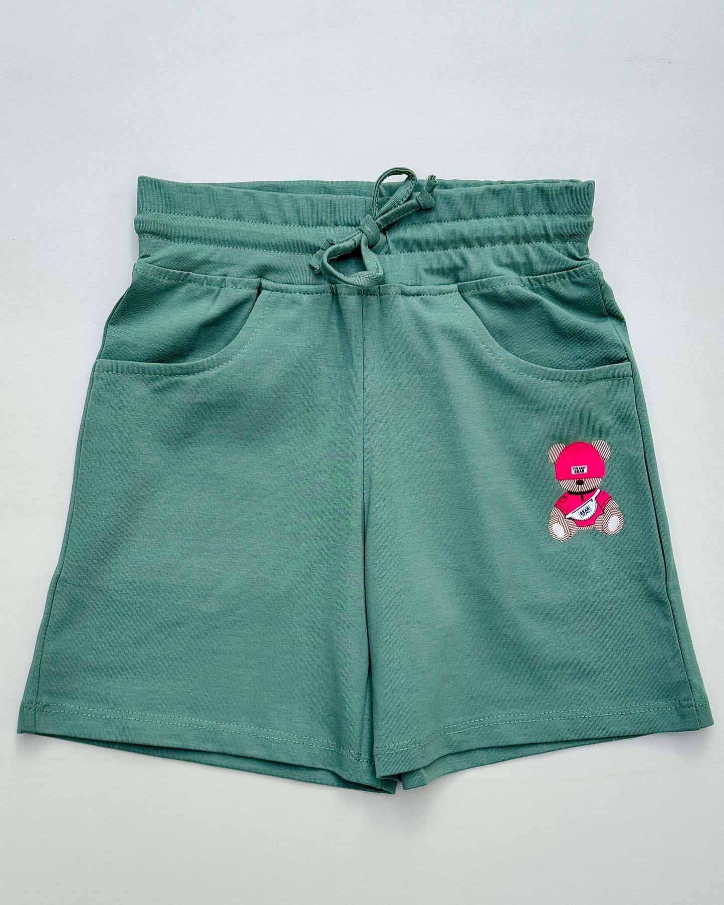Cool Bear Printed T-Shirt & Shorts Co-ord Set