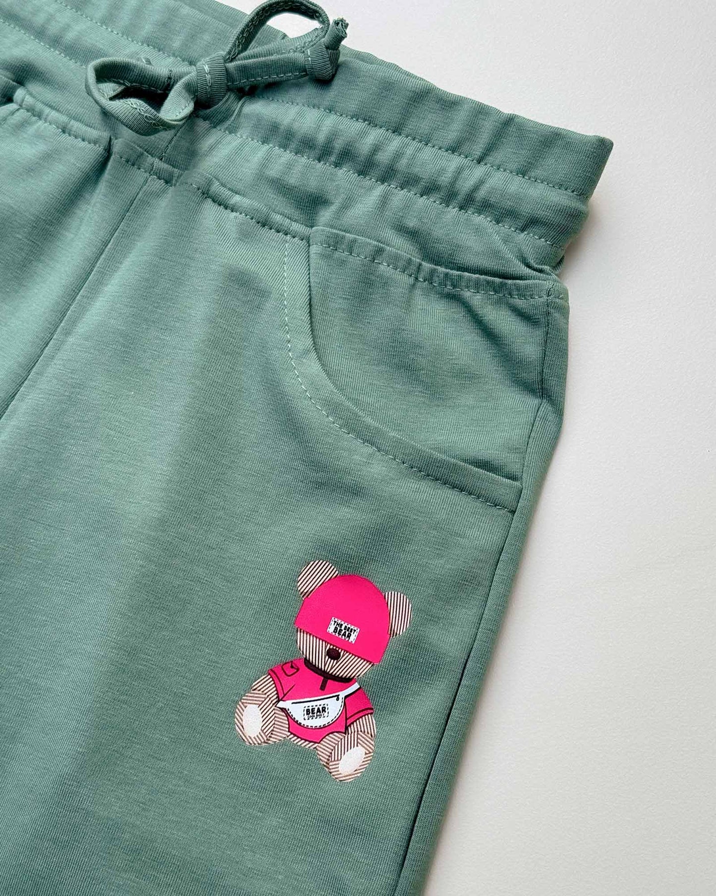 Cool Bear Printed T-Shirt & Shorts Co-ord Set