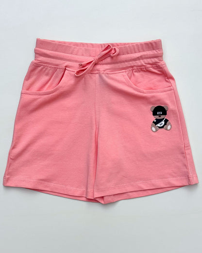 Cool Bear Printed T-Shirt & Shorts Co-ord Set