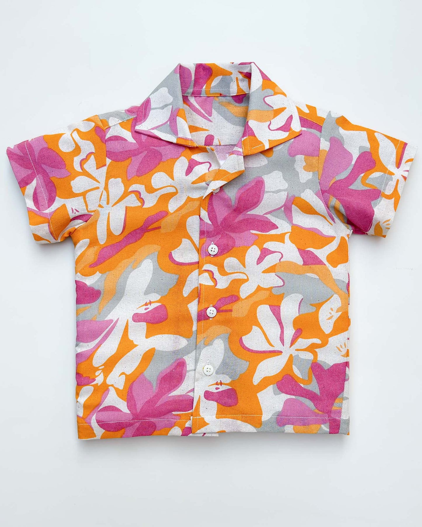 Hawaiian Print Shirt & Shorts Co-ord Set