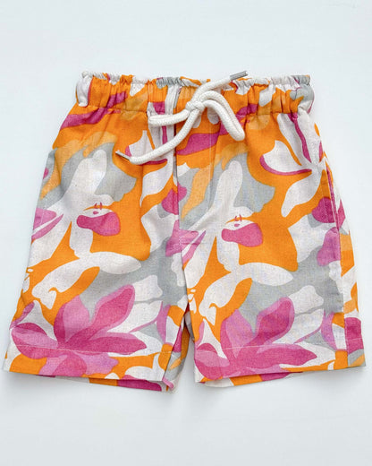 Hawaiian Print Shirt & Shorts Co-ord Set
