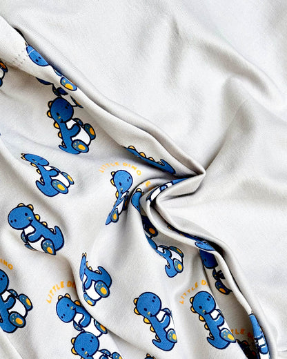 Little Dino Print T-Shirt & Shorts Co-Ord Set