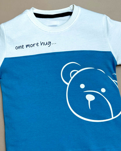 One More Hug Print T-Shirt & Shorts Co-Ord Set