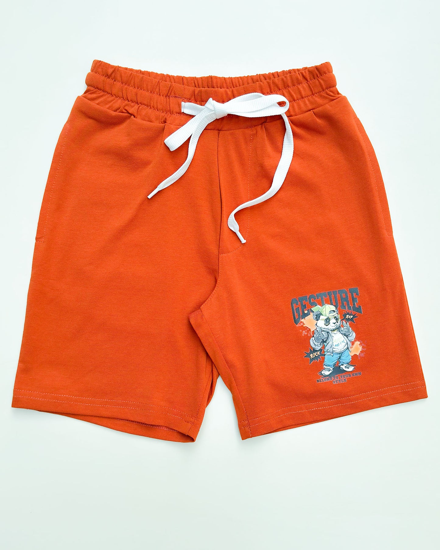 Street Panda Printed T-Shirt & Shorts Co-ord Set