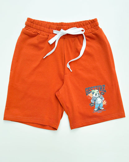 Street Panda Printed T-Shirt & Shorts Co-ord Set