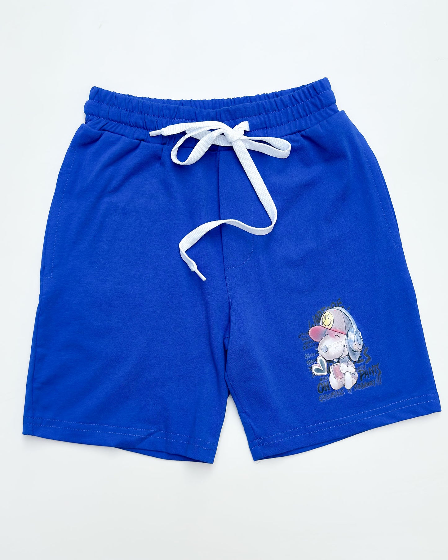 Cool Snoopy Printed T-Shirt & Shorts Co-ord Set