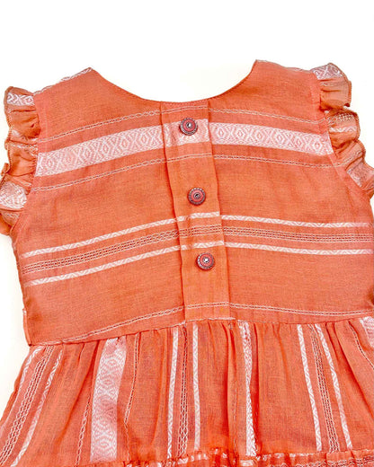Traditional Frock Dress with Embroidery Detail