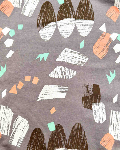 Abstract Printed Full Sleeves Co-ord Set