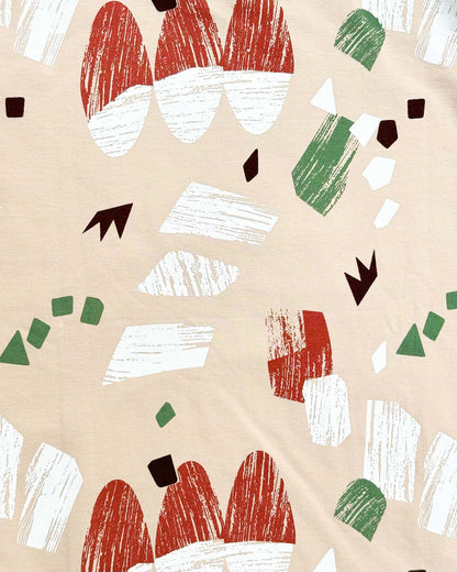 Abstract Printed Full Sleeves Co-ord Set