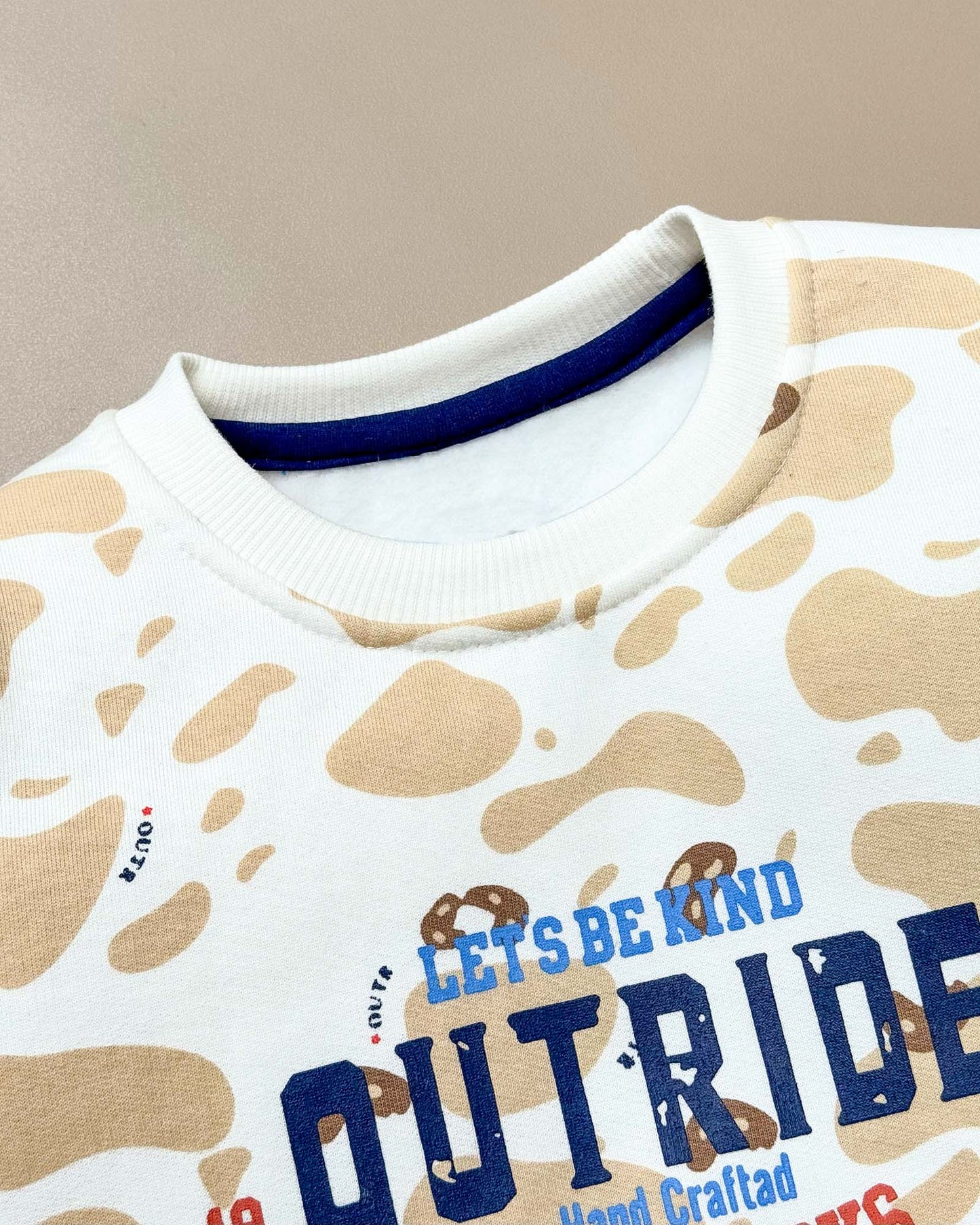 Ameoba Printed Fleeced Co-ord Set