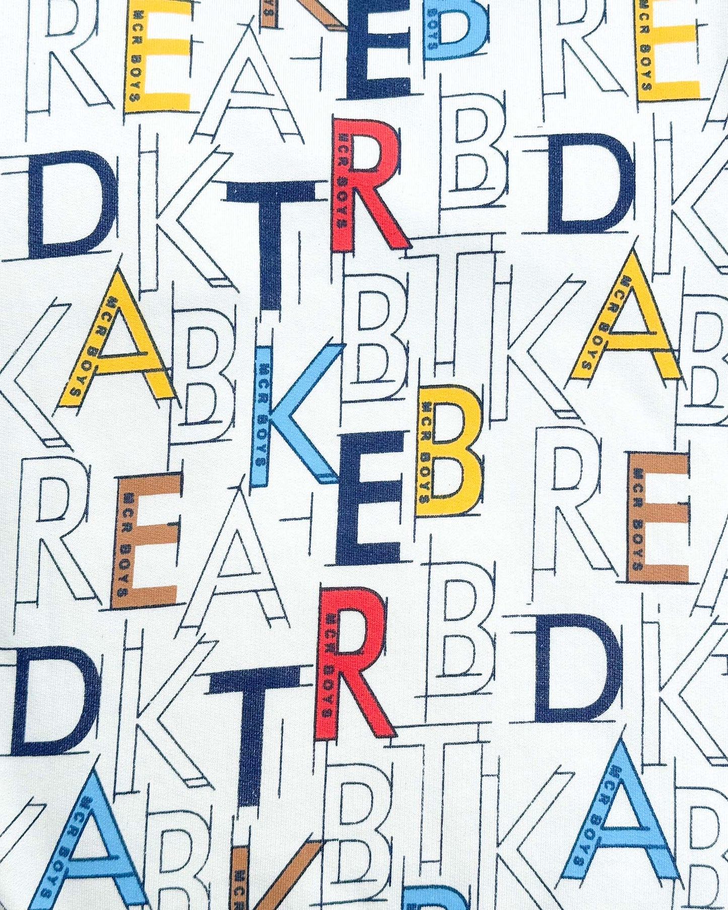 Alphabetic Printed Fleeced Co-ord Set