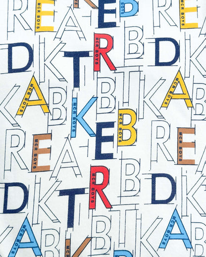 Alphabetic Printed Fleeced Co-ord Set