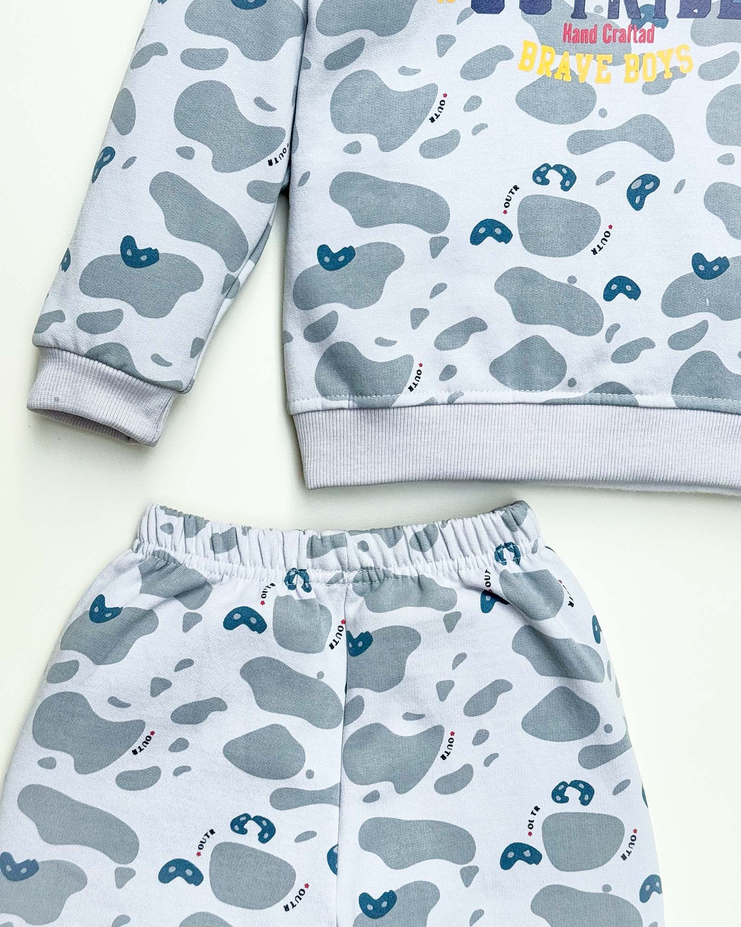 Ameoba Printed Fleeced Co-ord Set