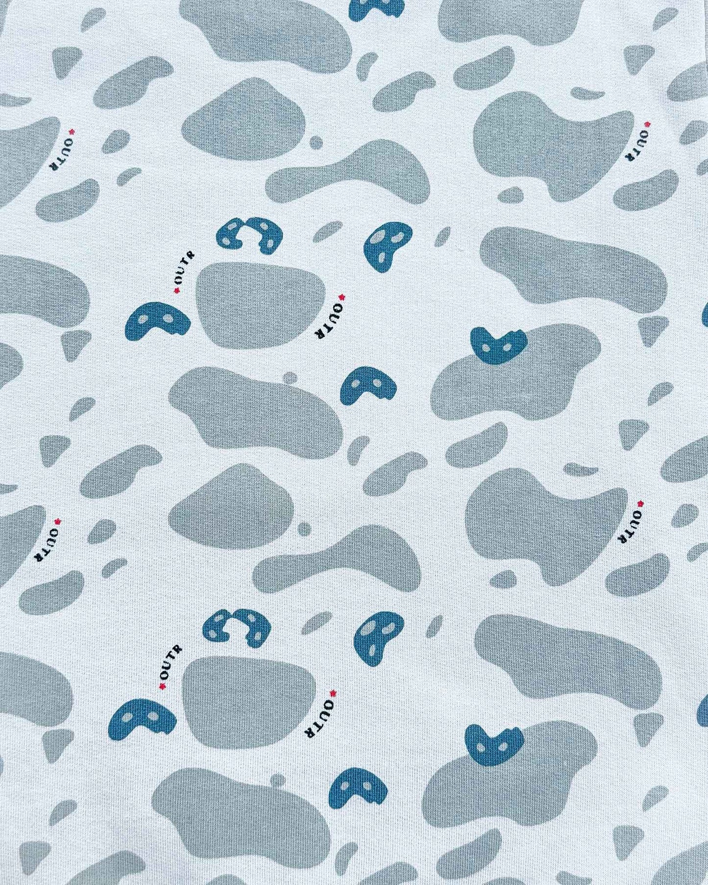 Ameoba Printed Fleeced Co-ord Set