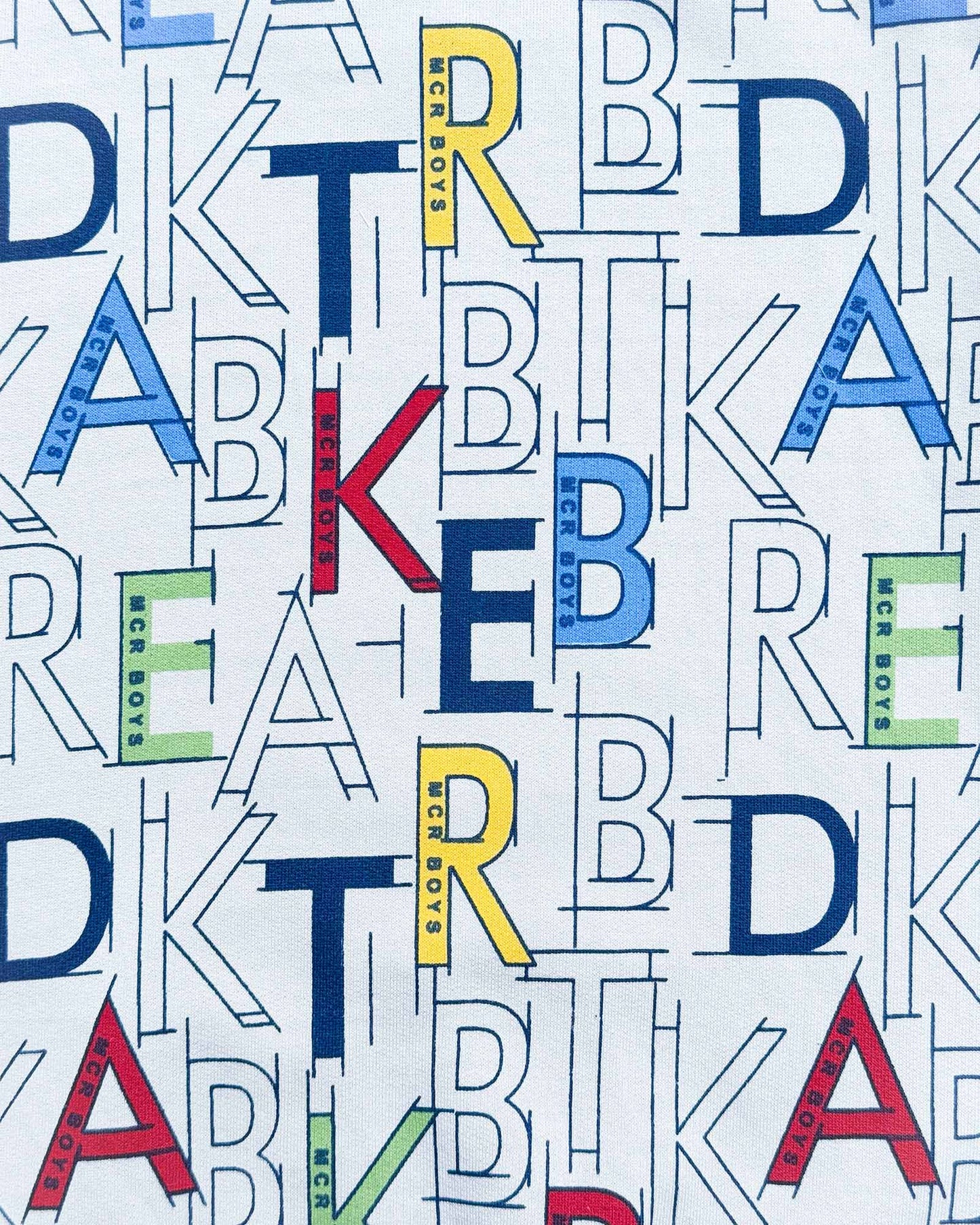 Alphabetic Printed Fleeced Co-ord Set