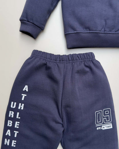 Escape Puff Printed Fleeced Co-ord Set