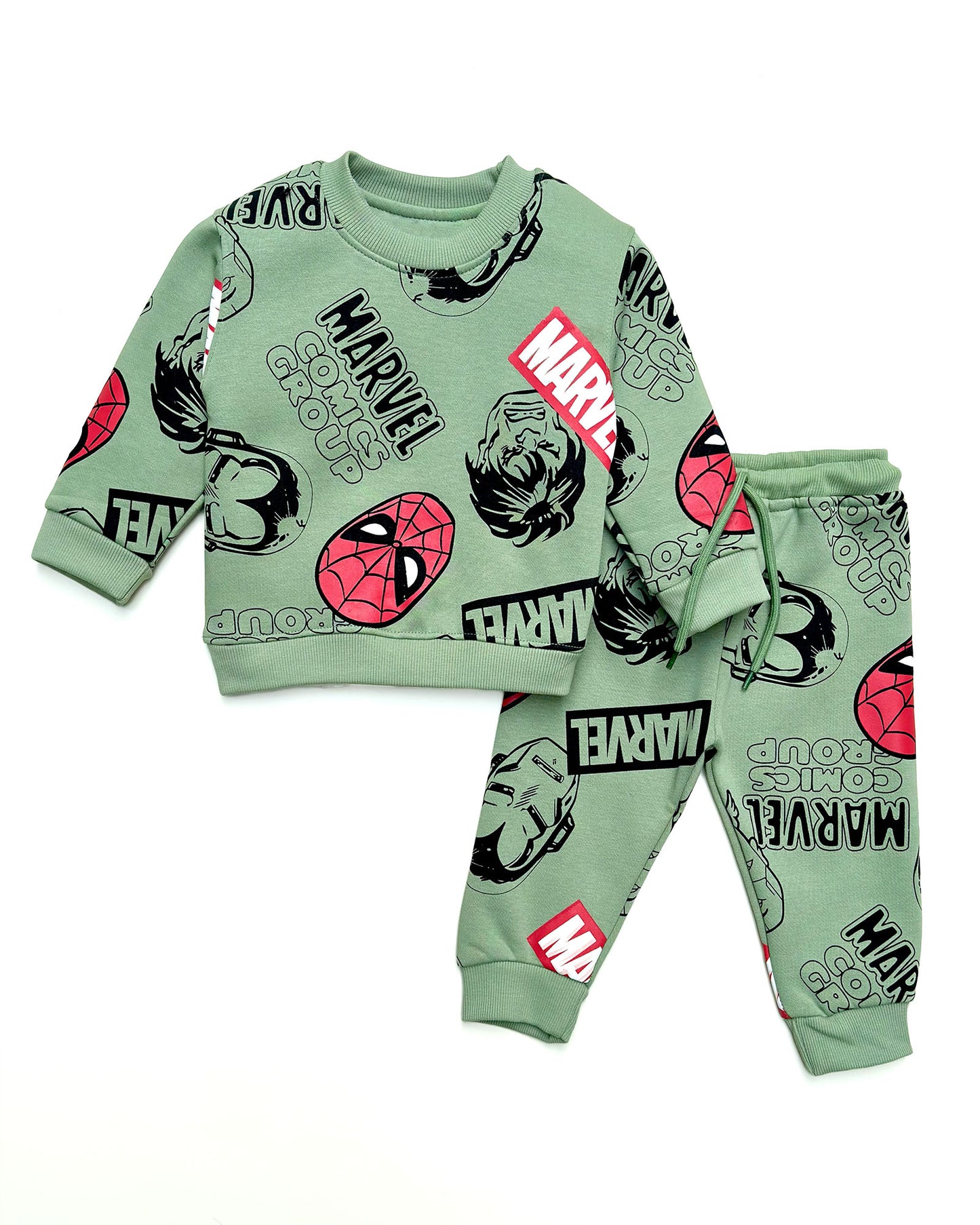 Marvel Printed Fleeced Co-ord Set