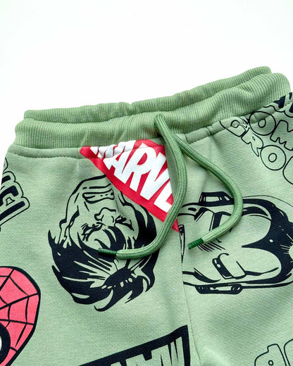 Marvel Printed Fleeced Co-ord Set