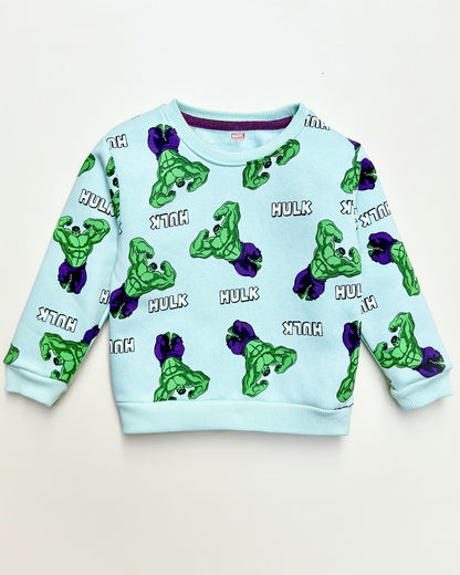 HULK Marvel Printed Fleeced Co-ord Set