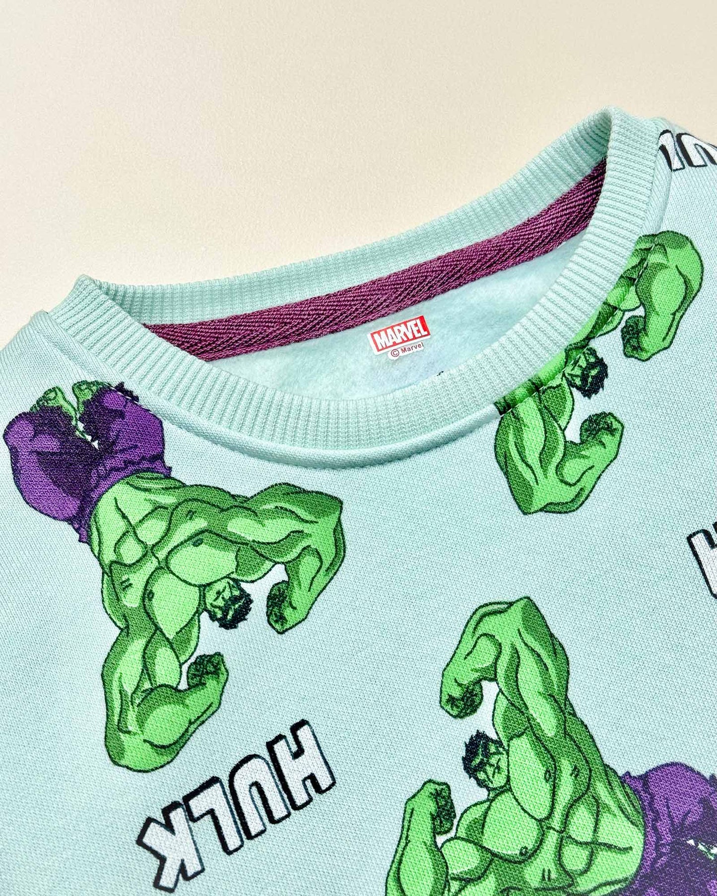 HULK Marvel Printed Fleeced Co-ord Set
