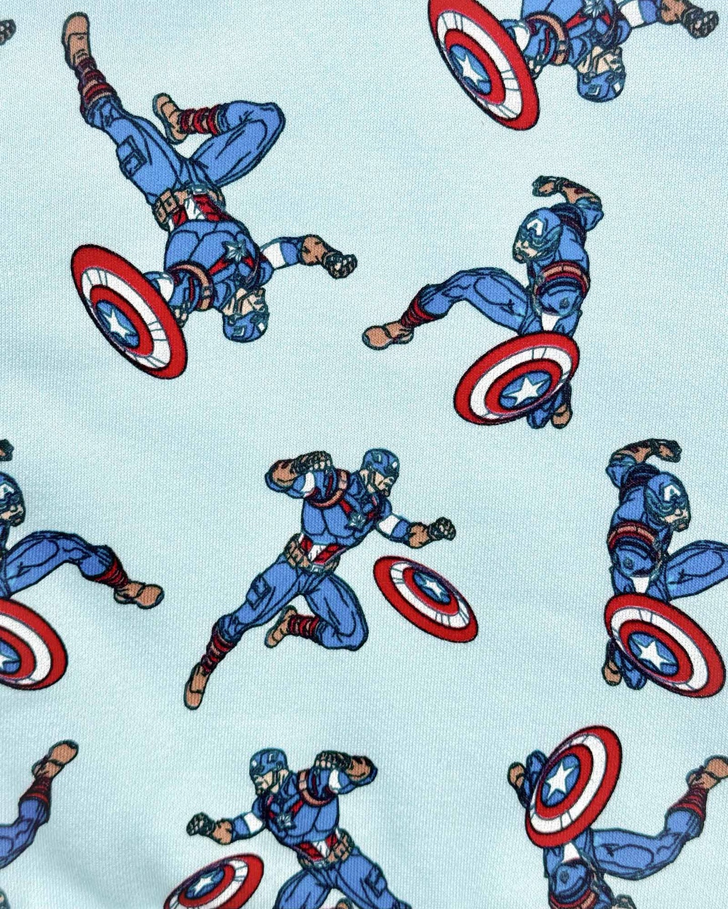 Captain America Marvel Printed Fleeced Co-Ord Set
