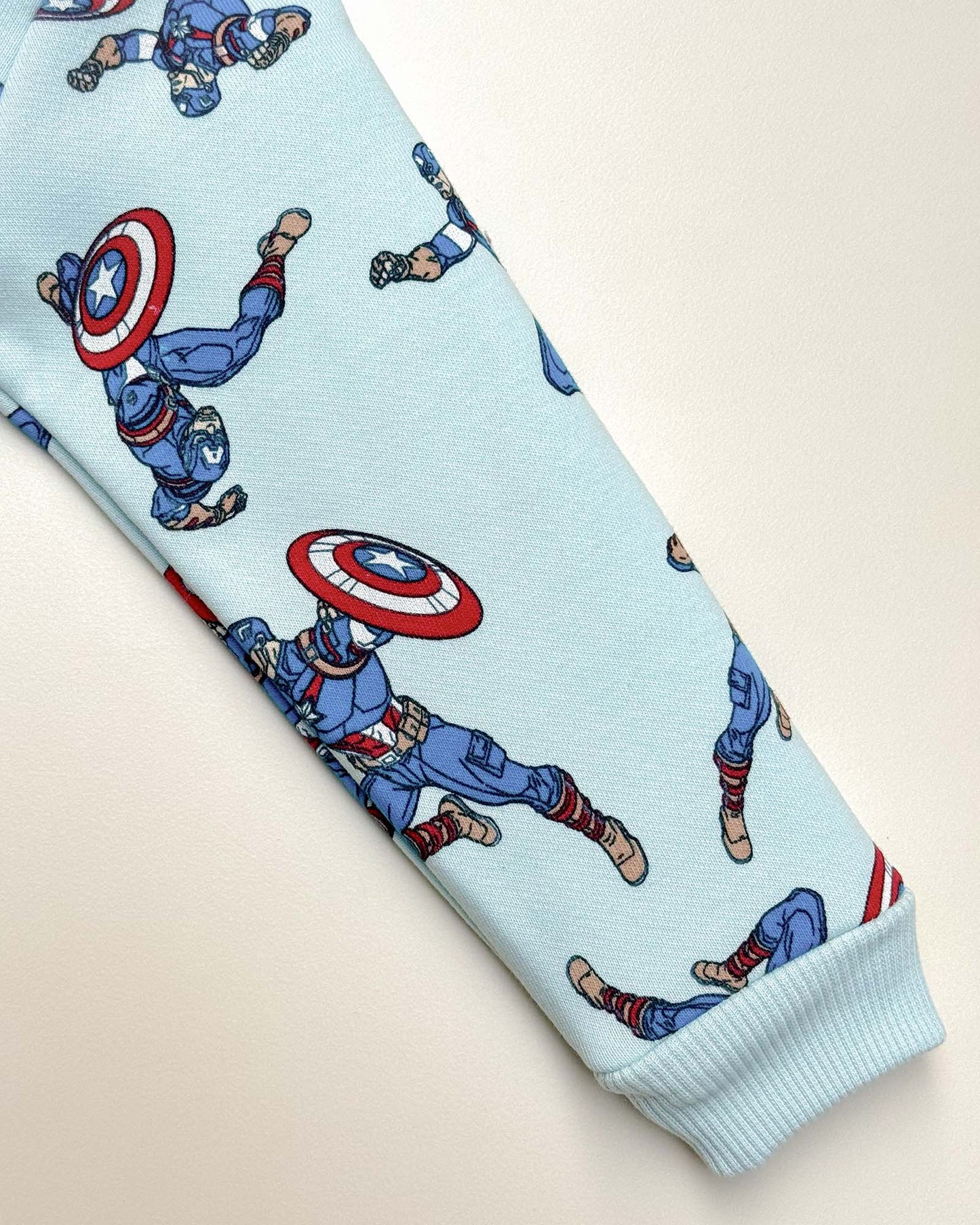 Captain America Marvel Printed Fleeced Co-Ord Set