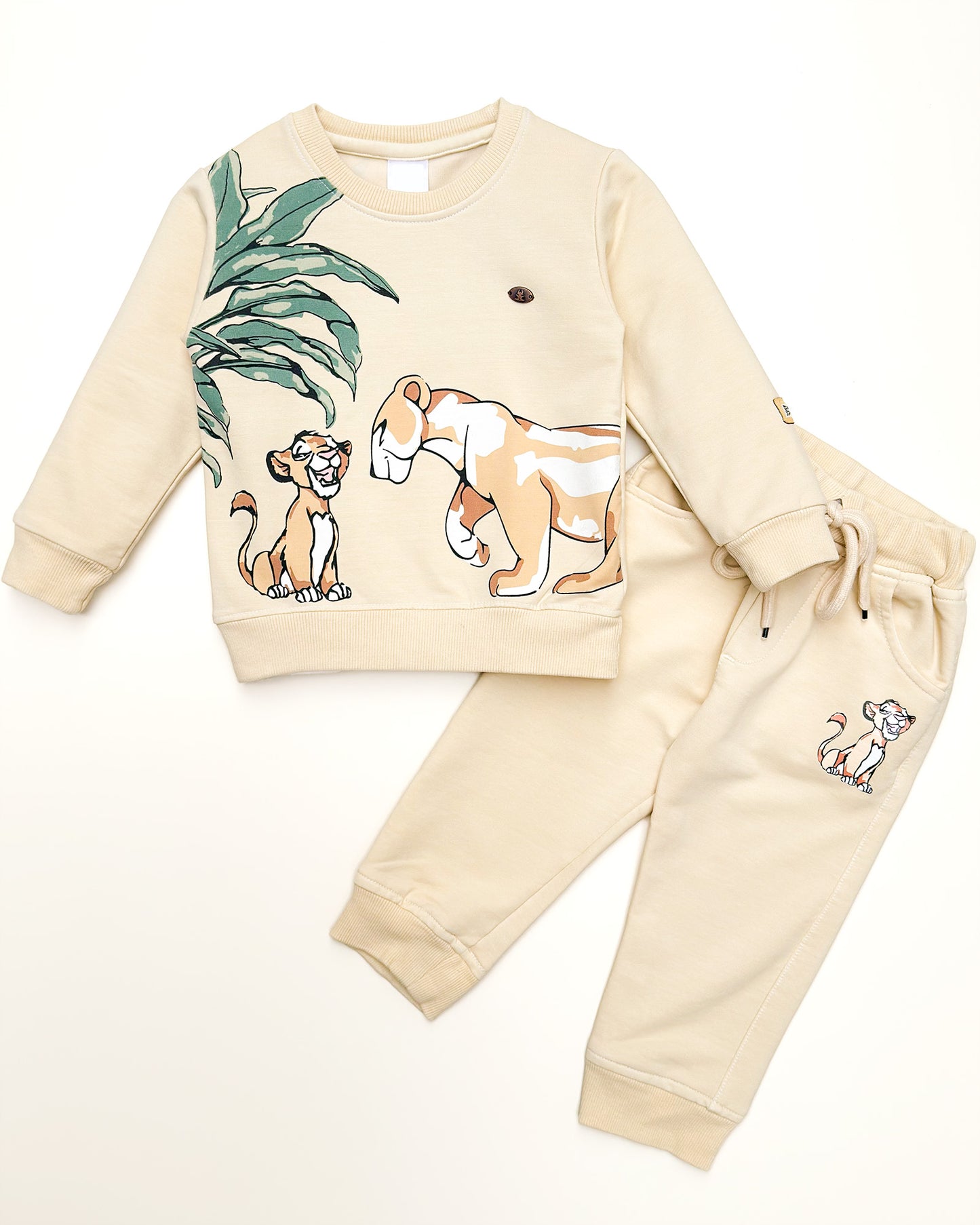 Simba Printed Full Sleeve Co-ord Set With Casual Pants
