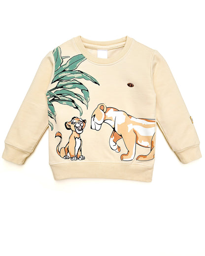 Simba Printed Full Sleeve Co-ord Set With Casual Pants