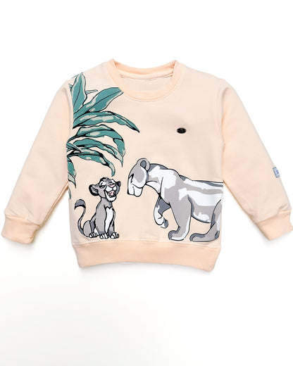 Simba Printed Full Sleeve Co-ord Set With Casual Pants