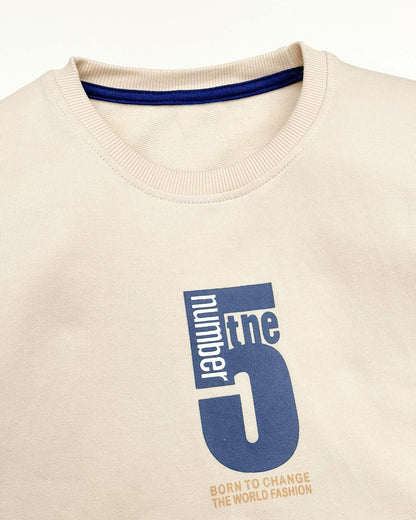 NO.5 Printed Full Sleeves Co-Ord Set