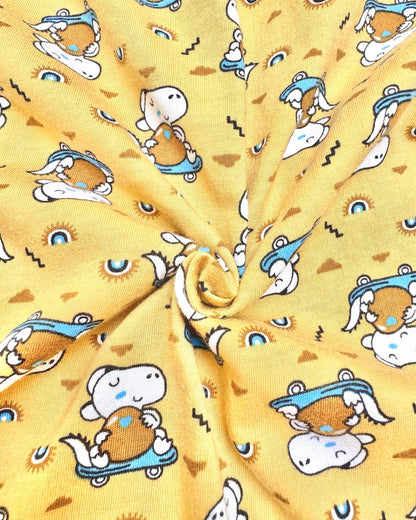 Printed Hosiery Night Suit Baby Dino
