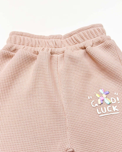 Paris Printed Waffle Textured Co-Ord Set