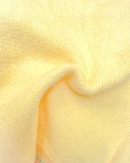 Heart Appliqué Full-Sleeve Pullover Sweater