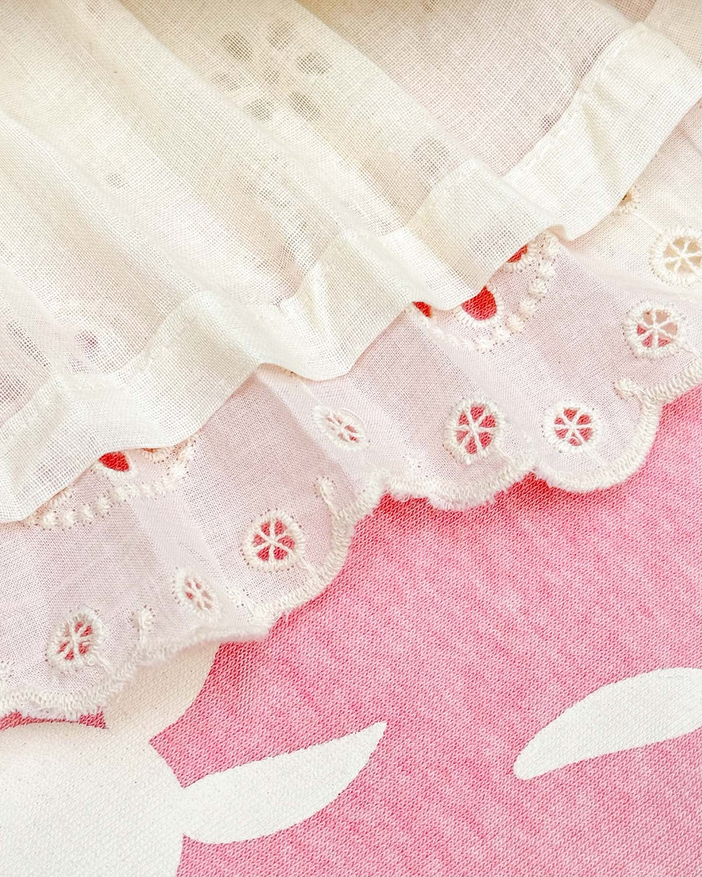 Bunny Printed Fleeced Casual Dress With Joggers