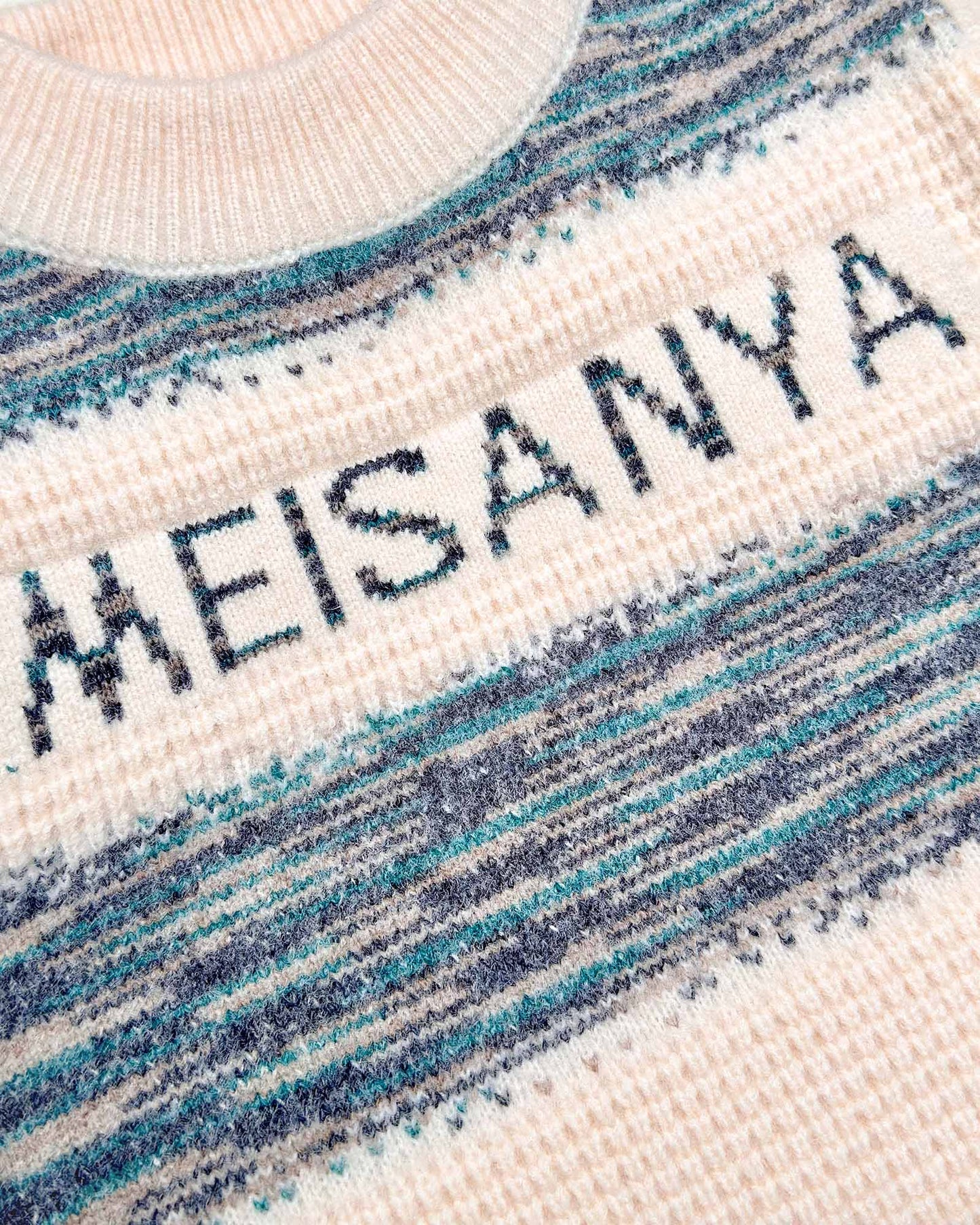 Striped Full Sleeve Knitted Sweater