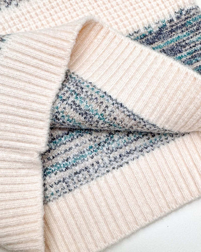 Striped Full Sleeve Knitted Sweater