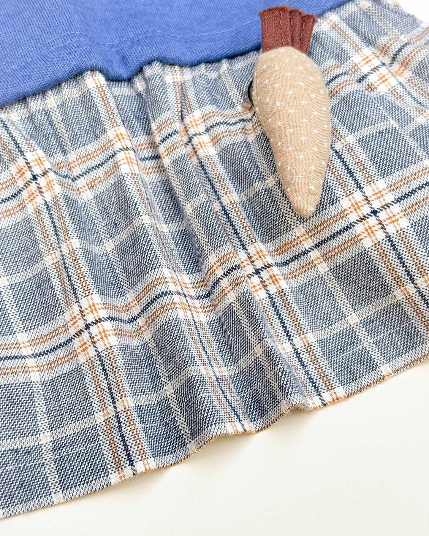 Fur Coat Fleeced Casual Dress With Jogger & Broach Details