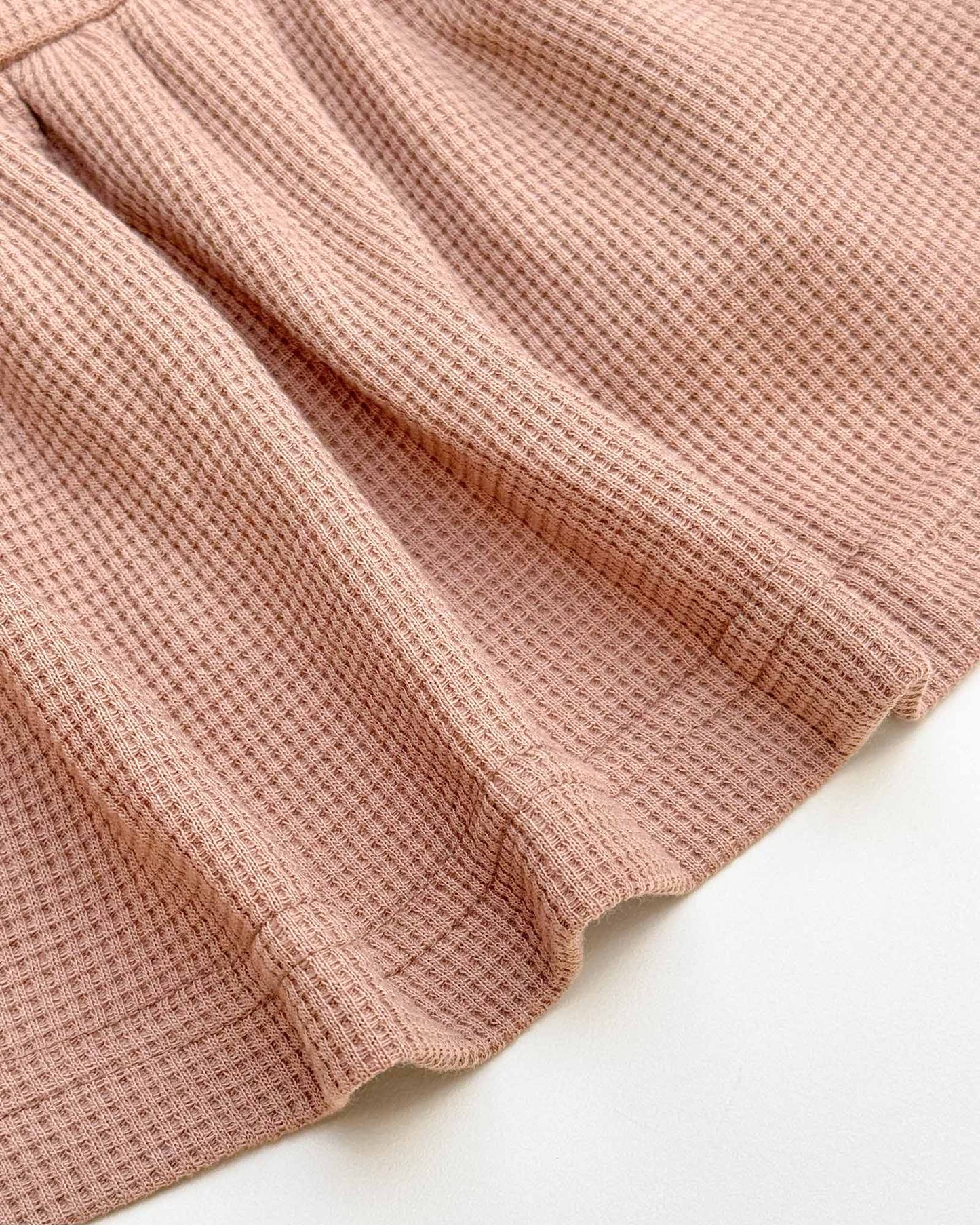 Waffle Textured Cat Face Full Sleeve Co-Ord Set