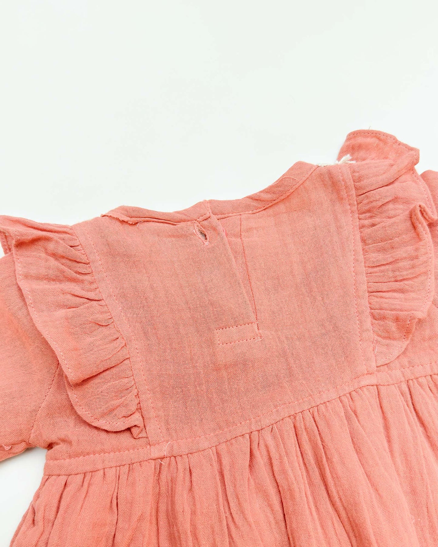 Crinkled Textured Full Sleeve Casual Dress With Pants