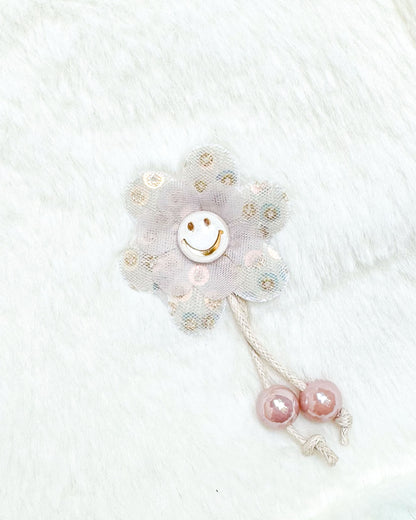 Fur Full Sleeve Jacket With Broach Detail