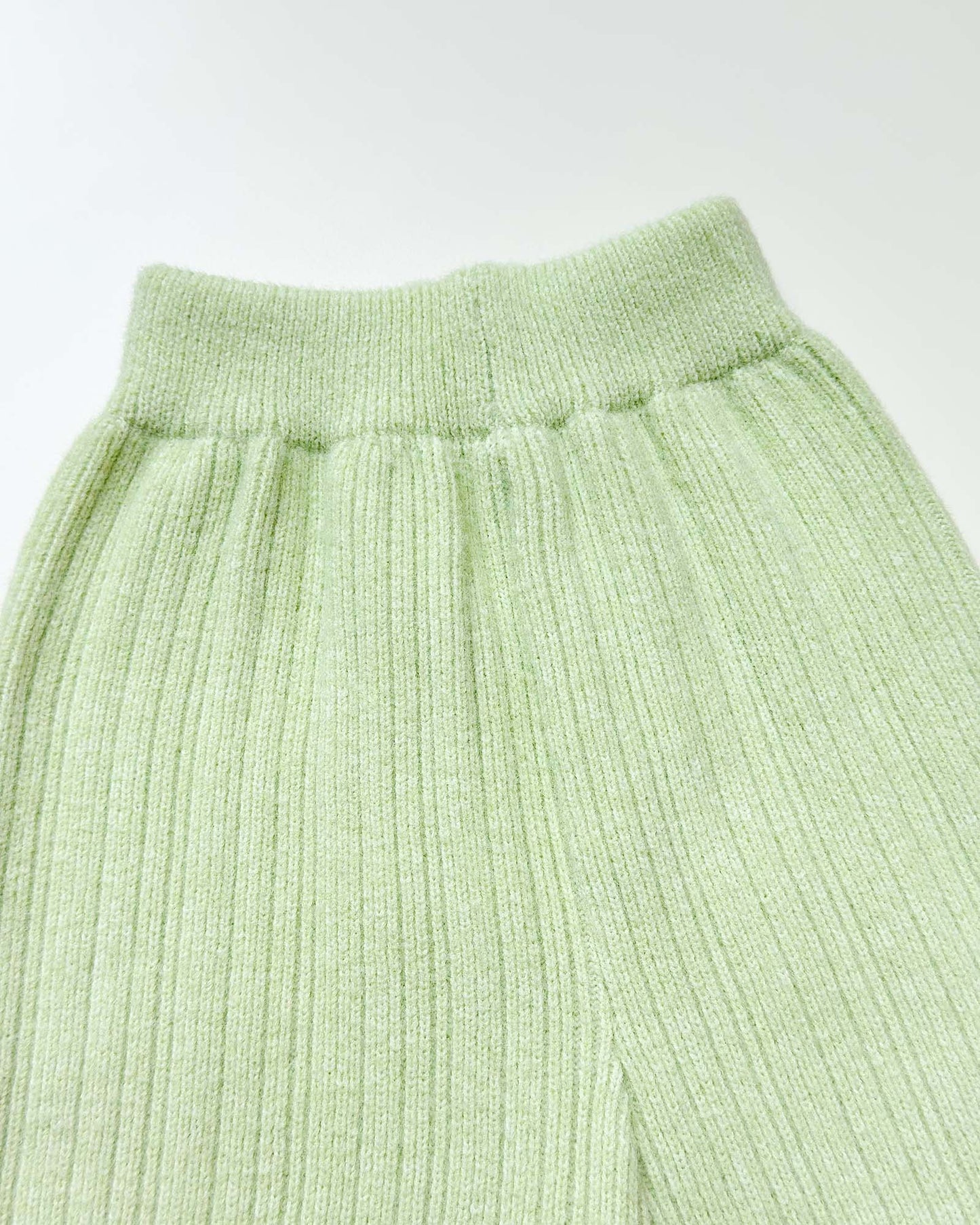 Knitted Textured Sweater Co-Ord Set With Fur Details